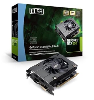 【中古】【39shop】ELSA★NVIDIA GeForce グラフィックボード GTX650搭載 1GB VD4890 GD650-1GERX2（良い）｜アトリエ絵利奈