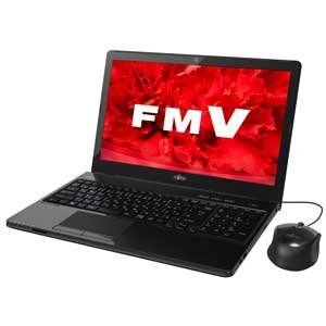 【中古】【39shop】富士通★ノートパソコン FMV LIFEBOOK AH42/U シャイニーブラックOffice Home & Business Premium プラス Office 365 FMVA42UB(良い)|アトリエ絵利奈