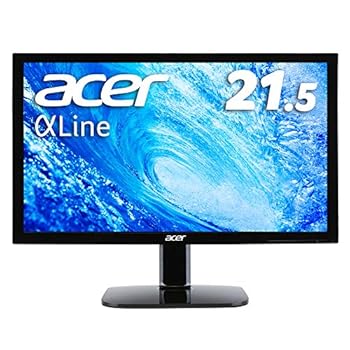【中古】Acer 管する AlphaLine KA220HQbid 21.5in TN 非光輝 盛りだくさん固定ディスク HDMI DVI D-Sub 青色点火装置助け出す VESAマウント相応う