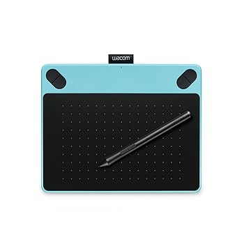 【中古】ワコム Intuos Draw【旧青写真】書き込みインプット専用 おペンキ屋取扱説明書青写真 S大きさ ペパーミント青色 CTL-490/B0
