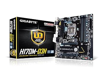 【中古】GIGABYTE Intel H170チップセット搭載 MicroATX マザーボードGA-H170M-D3H 11,725円