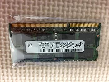 【中古】Micron 2GB DDR3 記憶装置 SO-DIMM 204pin パソコン3-10600S 1333MHz MT16JSF25664HZ-1G4F1 増設メモリ-PC用メモリ