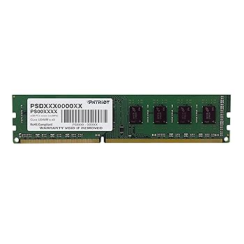 【中古】PATRIOT 事務机用記憶装置 「両面実装」 DDR3-1333 パソコン3-10600 4GB 240pin U-DIMM PSD34G13332