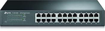 【中古】TP-Link スイッチングこしき 24界面 TL-SG1024D 10/100/1000Mbps 金属元素筺体 ギガビット 5