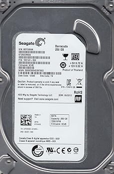 【中古】250GB BARRACUDA 16MB, 7200 RPM
