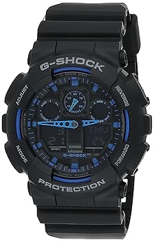 【中古】CASIO カシオ 腕時計 G-SHOCKGショック GA-100-1A2　海外モデル 並行輸入品