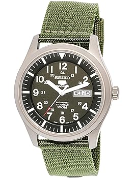 【中古】セイコー Seiko 5 Sport Automatic Khaki Dial Mens Watch SNZG09K1 並行輸入品
