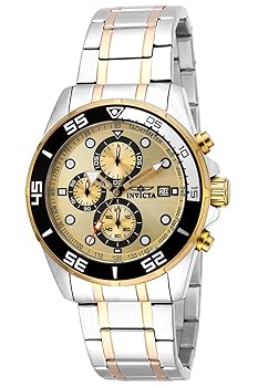 【中古】インビクタInvicta 腕時計 17014 Specialty Chronograph 18k Two-Tone Bracelet Gold-Tone Dial メンズ 並行輸入品
