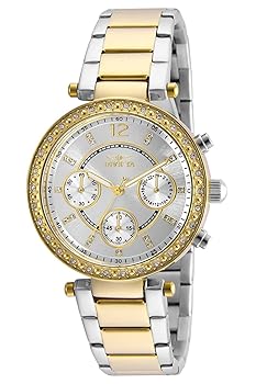 【中古】Invicta Women's 20470SYB Angel Analog Display Swiss Quartz Two Tone Watch