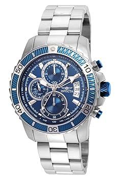 【中古】インビクタ 腕時計 22413 プロダイバー45mmステンレススチールブルーダイヤルVD57クォーツ メンズ シルバー 並行輸入品