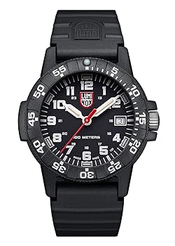 【中古】Luminox ネイビーシールウォッチ 男女兼用 ブラック XS.0301/0300シリーズ: 100メートル防水 + 軽量ケース + 硬化ミネラルガラス