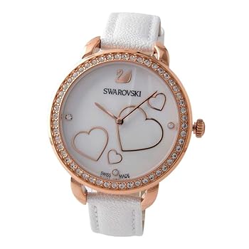 【中古】SWAROVSKI スワロフスキー 5242514 マザーオブパール AILA DAY Watch HEART レディース 並行輸入品