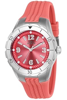 【中古】【39shop】インビクタWomen★'s ' Angel ' QuartzステンレススチールとポリウレタンCasual Watch, Color :ピンクモデル: 24122(良い)|アトリエ絵利奈