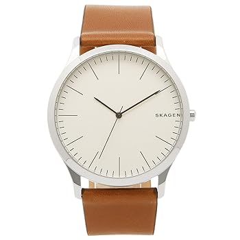 【中古】スカーゲン 腕時計 メンズ SKAGEN SKW6331 ホワイト シルバー ブラウン 並行輸入品