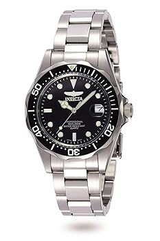 【中古】INVICTA Pro Diver IN-8932 Men's Stainless Steel Black Dial Watch