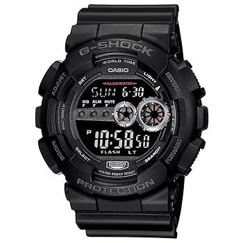 【中古】【39shop】ジー・ショックG-SHOCK★カシオCASIO 腕時計 高輝度LED GD100-1B 逆輸入品 並行輸入品（良い）｜アトリエ絵利奈