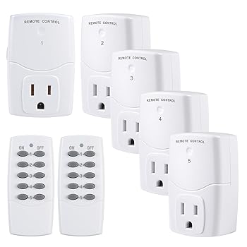 【中古】BNリンク BN-LINK ミニワイヤレスリモコンコンセントスイッチ 電源プラグイン 家庭用電化製品用 ワイヤレスリモコンライトスイッチ LEDライト電