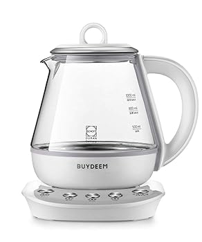 【中古】【39shop】BUYDEEM★薬膳ティーポット 1.0L 95101 ホワイト(良い)|アトリエ絵利奈