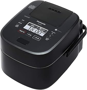 【中古】パナソニック 炊飯器 1升 スチーム\u0026可変圧力IH式 Wおどり炊き ブラック SR-VSX189-K