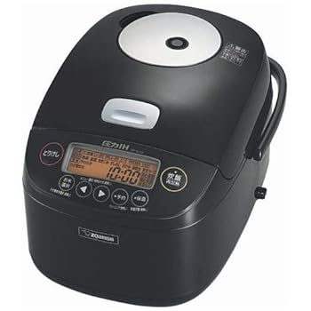 【中古】【39shop】象印★圧力IH炊飯ジャー1升炊き ブラック ZOJIRUSHI 極め炊き NP-BJ18-BA(非常に良い)|アトリエ絵利奈
