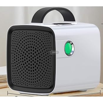 【中古】【39shop】加湿★オゾン 発生器 オゾン脱臭 家庭用 LEDライト ホーム/オフィス 静音 2段階調節 ブラック(非常に良い)|アトリエ絵利奈