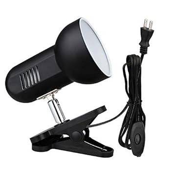 【中古】【39shop】デスクライト★クリップライトE26 360°回転 読書 仕事 PC電気 スタンド作業デスク 卓上ランプ に適用 クリップライトブラック(非常に良い)|アトリエ絵利奈
