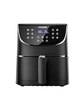 【中古】【39shop】COSORI★ノンフライヤー 3.5L 1-4人適用 エアフライヤー 電気 過熱保護 13種プリセット 日本語レシピ PSE認証済 ブラック メーカー2年 CP137-AF(非常に良い)｜アトリエ絵利奈
