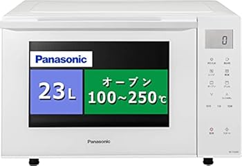 【中古】パナソニック オーブンレンジ 23L コンパクトモデル フラットテーブル 遠赤ヒーター 蒸気センサー ホワイト NE-FS300-W