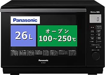 【中古】パナソニック オーブンレンジ 26L フラットテーブル 遠赤ヒーター スイングサーチ赤外線センサー ブラック NE-MS267-K