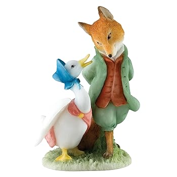 【中古】ビアトリクス・ポター ジマイマ と きつねどん フィギュア