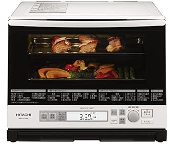 【中古】日立 スチームオーブンレンジ ヘルシーシェフ 33L パールホワイト MRO-SV1000 W