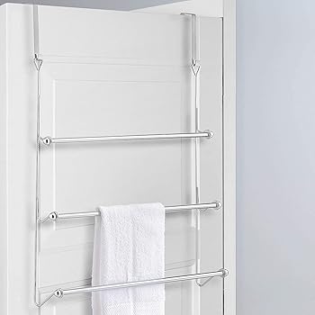 【中古】over-the-door 3 Tierバスルームタオルバーラッククロムメッキ仕上げ