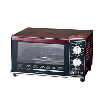 【中古】象印 トースター オーヴントースター こんがり結社 80℃~250℃気温自然調整役立つこと 4枚焼き 大いさ約39.5×34.5×22.5糎 ボルドーワイン ET-GT30-VD 家電-トースター