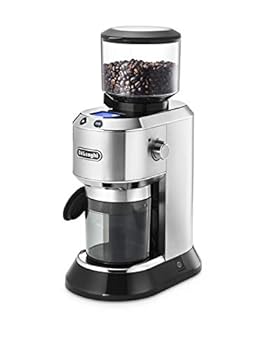 【中古】De\u0027Longhi デロンギ 珈琲圧砕機 デディカ KG521J-M 玉蜀黍式 珈琲豆350g分 安全性のある腹積もり 粗挽き~極細挽き 粒度18座標軸 液晶ディスプレ