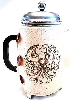 【中古】【39shop】Integrity★Designs Scandinavian Rosemaling Embroidered French Press Cosy with Gift Card and Envelope(良い)|アトリエ絵利奈