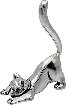 【中古】Catストレッチリングホルダーピューターヨガポーズ