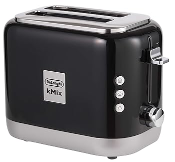 【中古】De\u0027Longhi デロンギ ポップアップトースター ケーミックス kMix TCX752J-BK 乾杯 食麺麭 片面焼き能力のある 5~10枚切り 焼き目自然調整5座標軸 焼き目チ