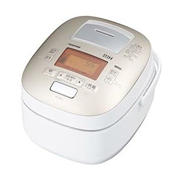 【中古】東芝 無意味さ剪断応力IH炊飯器 「無意味さ剪断応力かまど炊き」 1升 繻子ゴールド RC-18VQJ-N