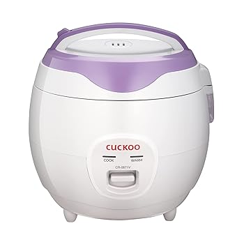 【中古】【39shop】カッコウCR-0671V炊飯器、3リットル/★3.2クォーツ、バイオレット/ホワイト(非常に良い)｜アトリエ絵利奈