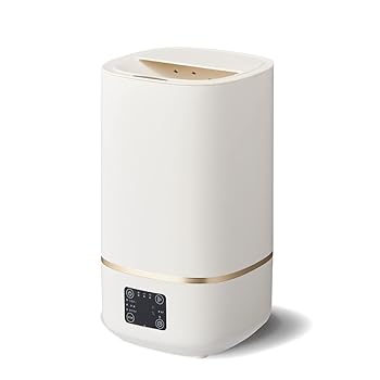 【中古】ドウシシャ 加湿器 超音波式 上から給水 抗菌加工 加湿量300ml 木造和室5畳/プレハブ洋室8畳まで タンク容量2.0L 切タイマー オート運転機能 ア