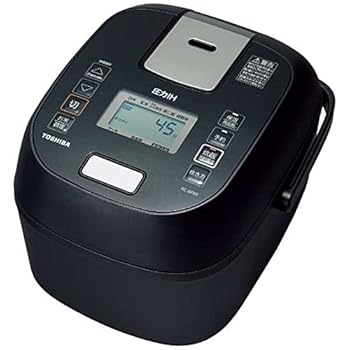 【中古】TOSHIBA東芝 RC-6PXR-Kブラック 炎匠炊き 圧力IHジャー炊飯器 3.5合