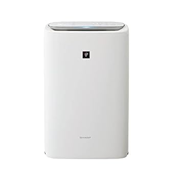 【中古】シャープ 加湿 空気清浄機 KI-PS50-W プラズマクラスター 25000 空気清浄 23畳 ホワイト タンク容量 約2.7L/加湿量600mL