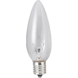 【中古】10個セットヤザワ シャンデリア球 クリア 60W 口金E17 C321760C