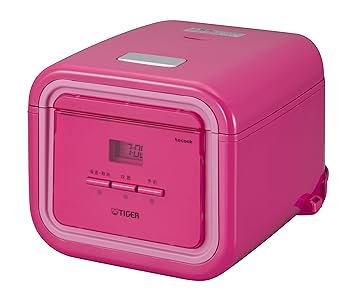 【中古】タイガー マイコン炊飯器 炊きたて tacook 3合 パッションピンク JAJ-A551PP