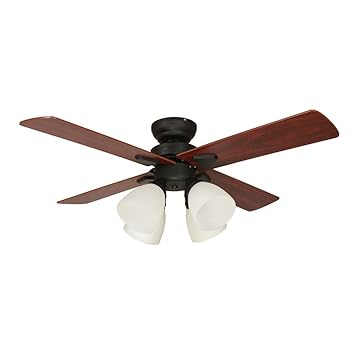 【中古】plusmoreプラスモア シーリングファン Windouble 4灯 BIG-101 BKブラック