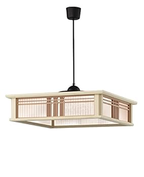 【中古】KOIZUMIコイズミ 和風 LED ペンダントライト吉野杉使用 調光調色可能 リモコン付 ~12畳用 BP15780CK