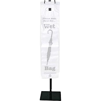 【中古】Wet Umbrella Stand, 10w x 10d x 40h, Powder Coated Steel, Black 並行輸入品