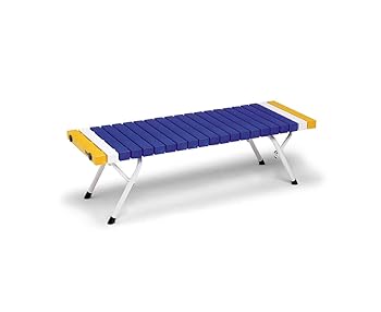 【中古】テラモト 折りたたみホームベンチ 1250 青 24,948円