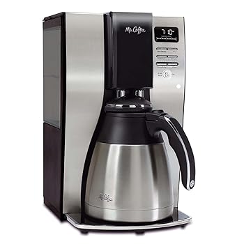【中古】Mr. Coffee コーヒーメーカー プログラム可能なコーヒーマシン 自動一時停止 10カップ ステンレススチール