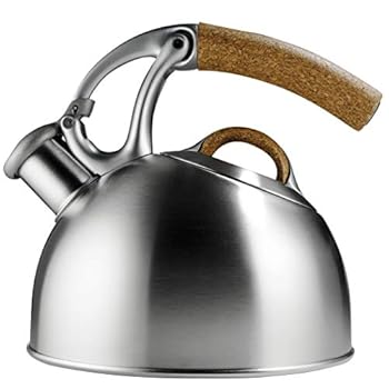 【中古】OXO Good Grips Anniversary Edition Uplift Tea Kettle, Polished Stainless Steel　ケトル　1900ml